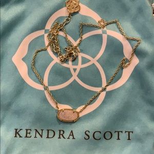 Kendra Scott white/crystal necklace